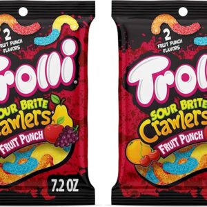 Sour Brite Crawlers Trolli Gummy Worms