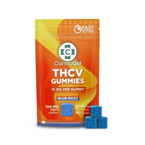 CannaAid 100mg Blue Razz THCV Gummies