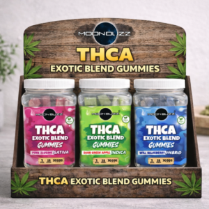 MOON BUZZ THCA EXOTIC BLEND GUMMIES 30000