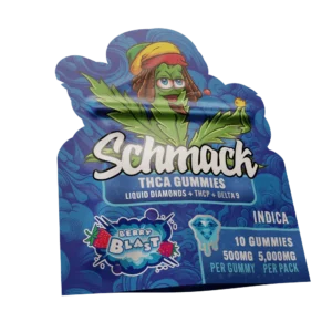 schmack 5000mg THCA Gummies Indica Liquid Diamonds D9