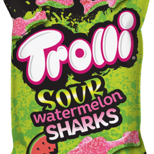Watermelon Sharks Sour Trolli Gummy Worms